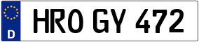 Truck License Plate